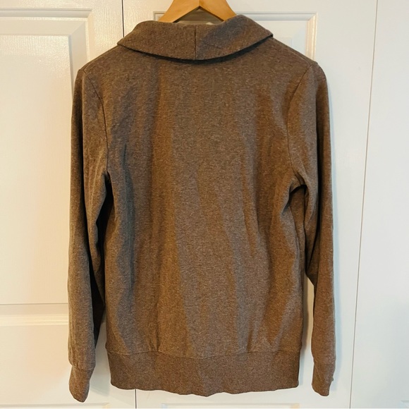 Banana Republic Shawl Collar Sweatshirt, Size S - Picture 2 of 5